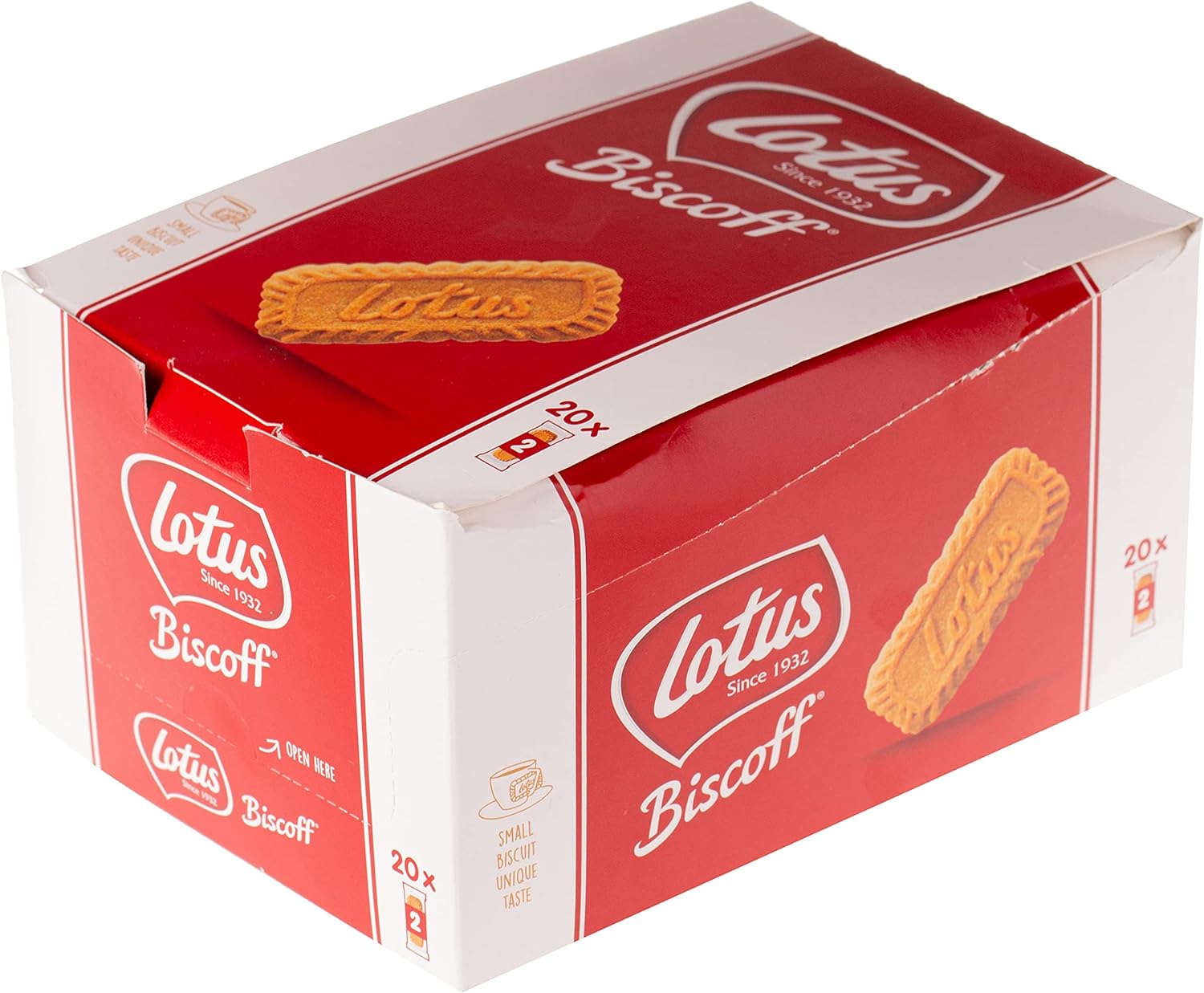 LOTUS BISCOFF Gli Originali Biscotti Caramellati. Confezione da 20pz (2x12,5g)