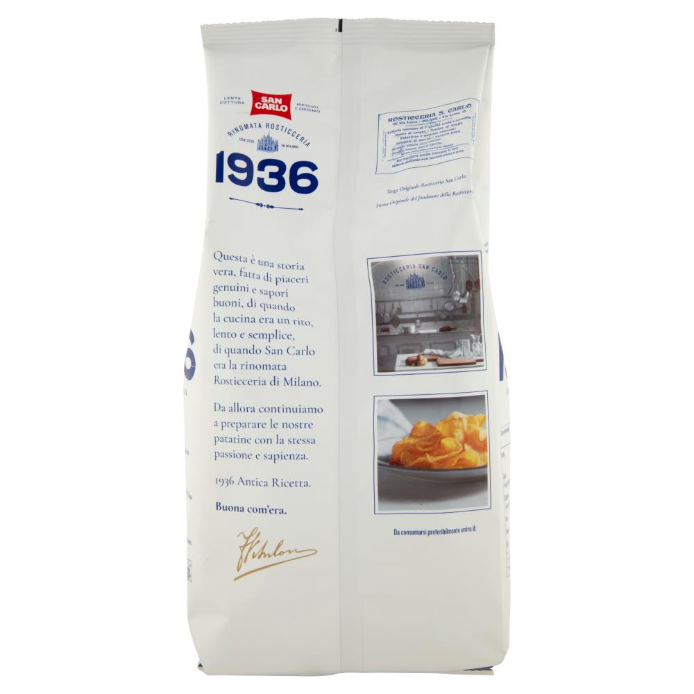 3X San Carlo 1936 Patatine Antica Ricetta Arricciate e Croccanti 150g